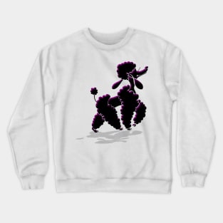 pink poodle Crewneck Sweatshirt